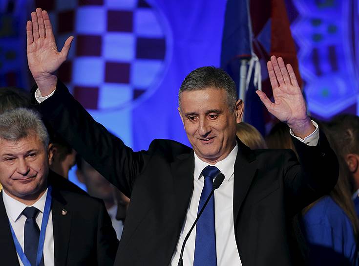 Лидер «Хорватского демократического союза» (HDZ) Томислав Карамарко