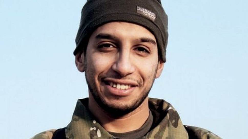 Подозреваемый в участии в террактах в Париже 13 ноября Абдельхамид Абауд
