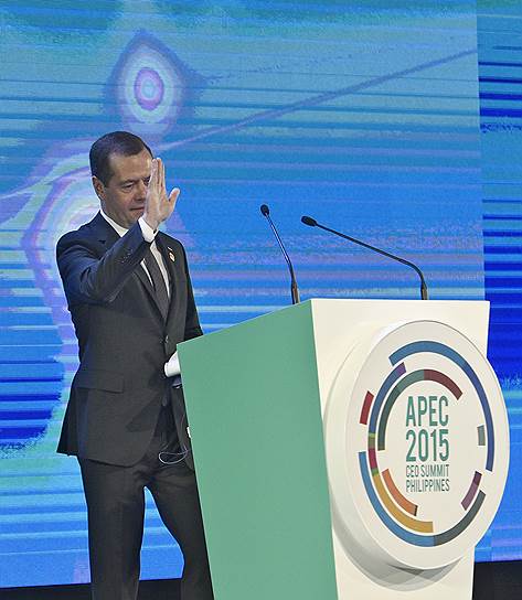 Премьер-министр  России Дмитрий Медведев