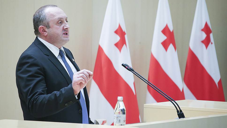 Президент Грузии призвал Запад выступить единым фронтом против России