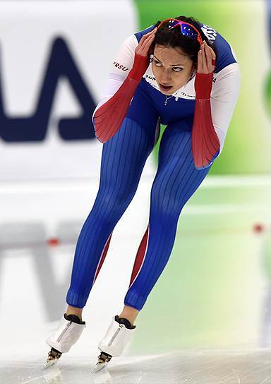  Российская спортсменка Екатерина Шихова в забеге на 1000 м среди женщин