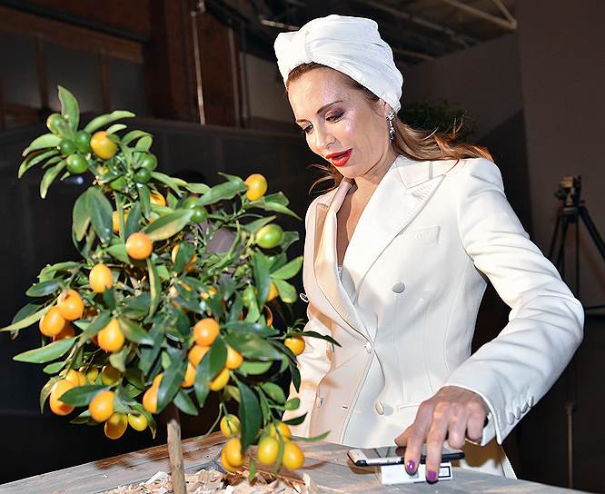 Светская дама Виктория Шелягова на гастрономическом ужине Grey Goose в Бахметьевском гараже