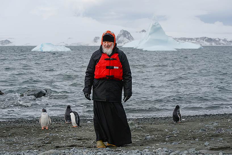 18 февраля. Патриарх Кирилл посетил Антарктиду 