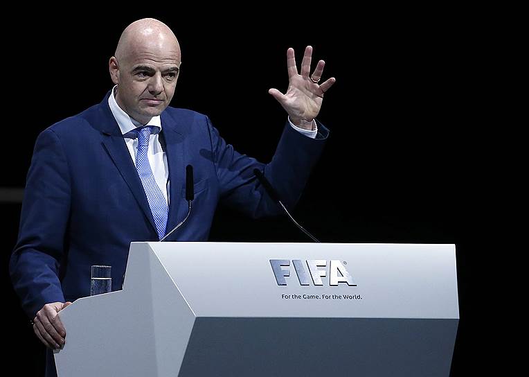 Новый президент FIFA Джанни Инфантино