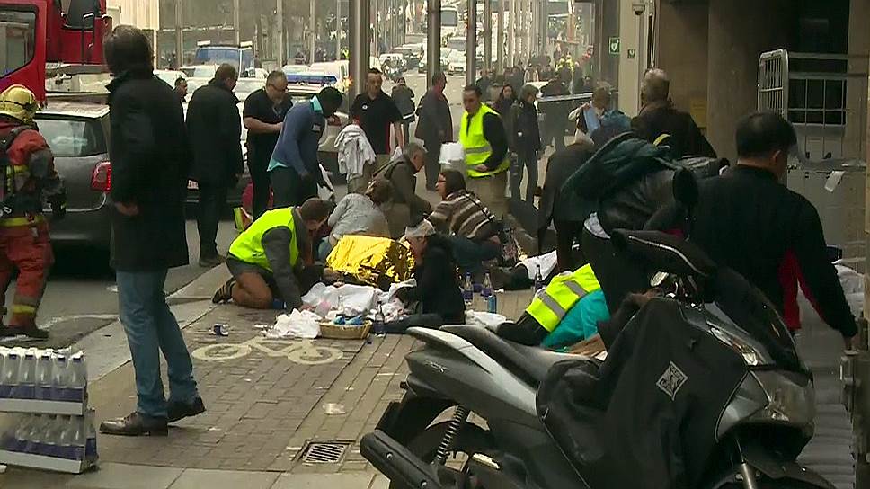 Пострадавшие при взрыве на станции Мальбек в Брюсселе