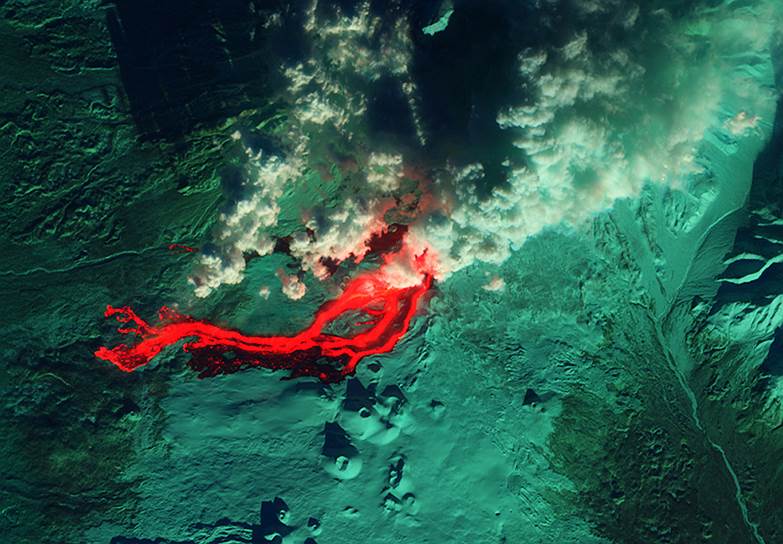 2012 год. Извержение вулкана Толбачик на Камчатке