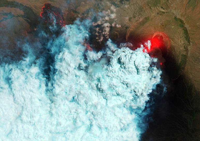 2011 год. Извержение вулкана Набро в Эритрее
