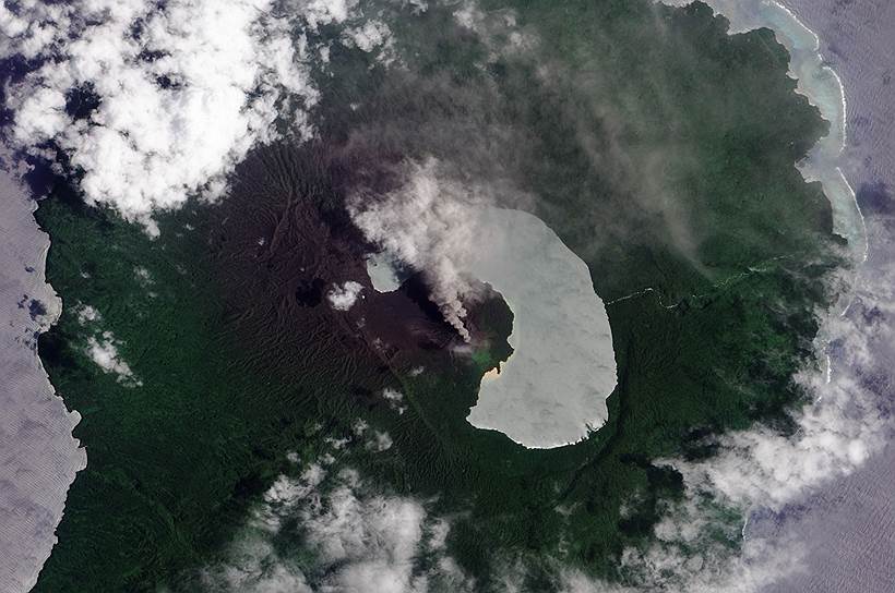 2009 год. Извержение вулкана Гауа, Вануату