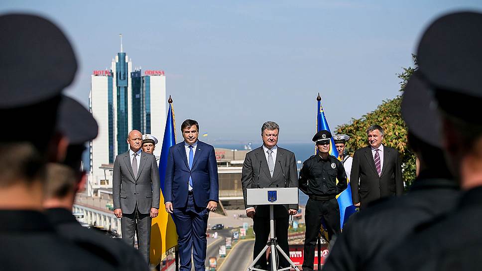 Как Михаил Саакашвили ждал нацгвардию в Одессе
