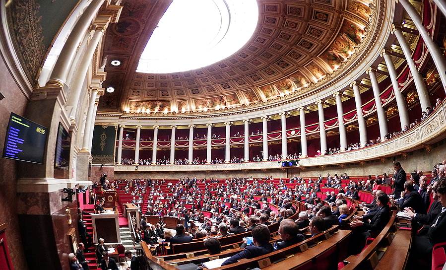 Парламент Франции: национальное собрание и Сенат. Нижняя палата парламента Франции. Национальная Ассамблея Франции. Заседание парламента Франции.