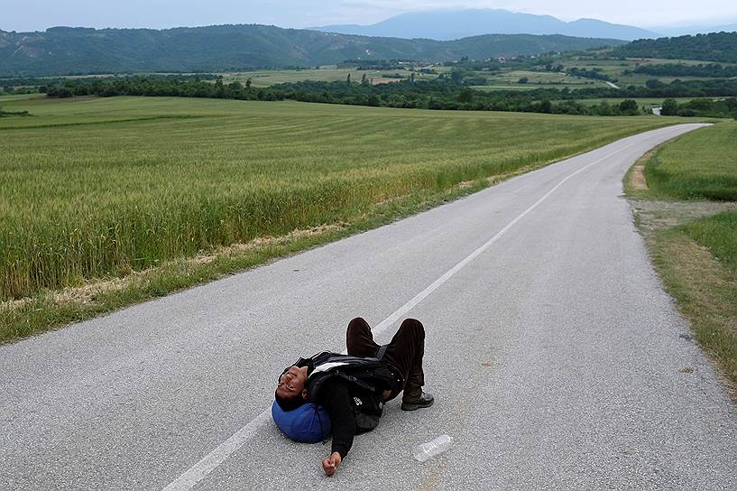 Идомени, Герция. Мужчина, попытавшийся пересечь границу Греции и Македонии