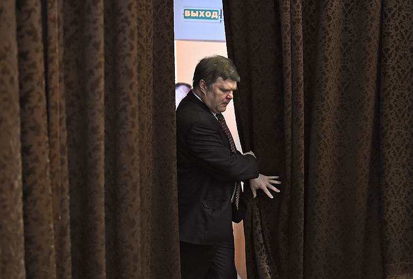 Член политического комитета партии «Яблоко», председатель партии Сергей Митрохин