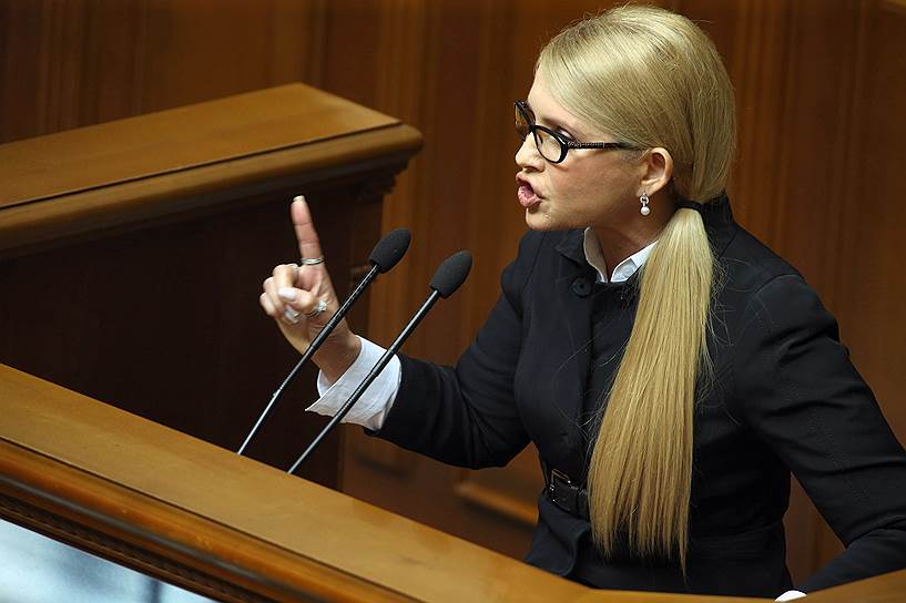 Депутат Верховной Рады Украины, лидер партии «Батькивщина» Юлия Тимошенко 