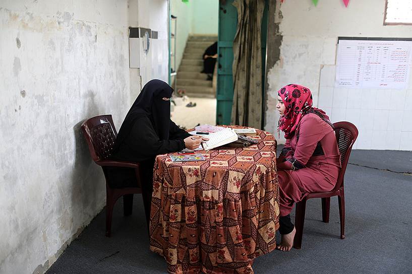Рафах, Сектор Газа. Чтение наизусть Корана во время священного месяца Рамадан