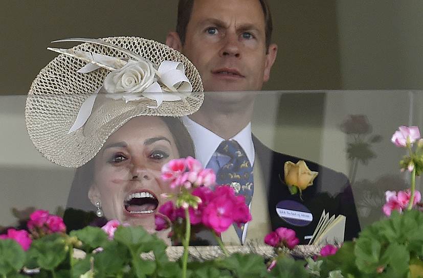 Герцогиня Кембриджская Кейт Миддлтон и британский принц Эдвард