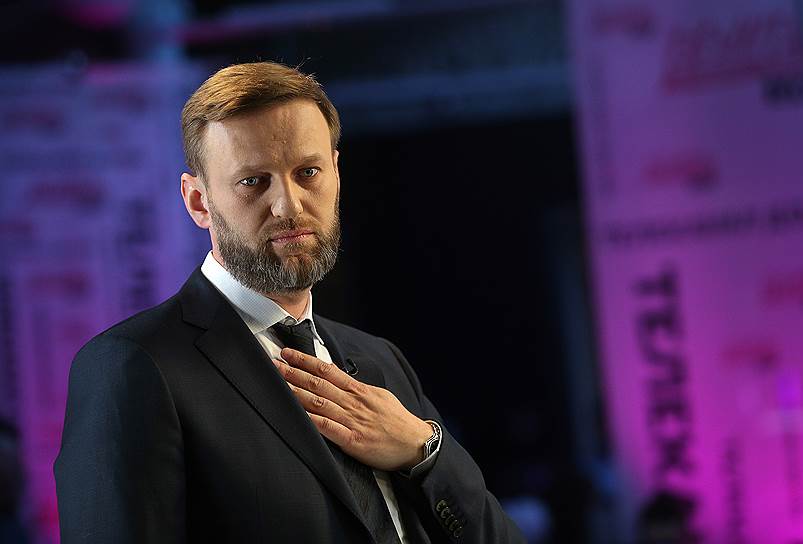 Лидер Партии прогресса Алексей Навальный 