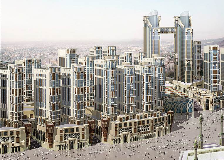 В 2017 году в Мекке (Саудовская Аравия) откроется отель Abraj Kudai. На его строительство выделили $3,5 млрд. В гостинице разместятся 10 тыс. спален и 70 ресторанов. Пять этажей будут специально подготовлены  для гостей из королевской семьи
