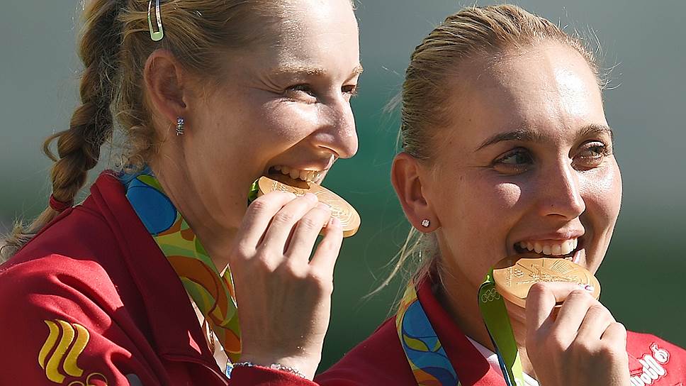 Екатерина Макарова и Елена Веснина выиграли олимпийское золото у Мартины Хингис