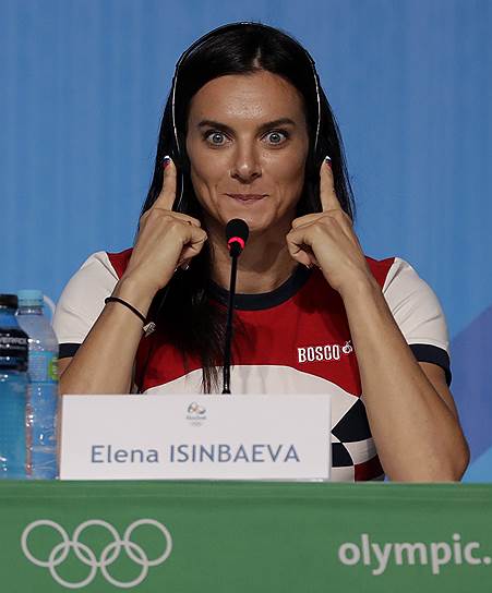 Двукратная олимпийская чемпионка Елена Исинбаева