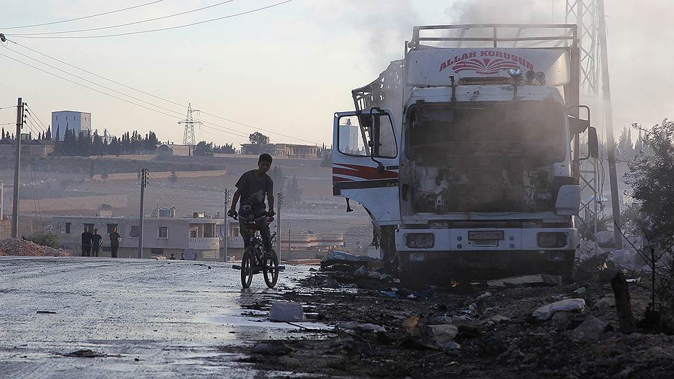 Как атаковали гуманитарный конвой в Алеппо