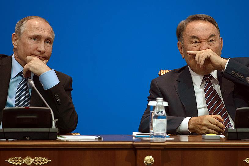 Владимир Путин и Нурсултан Назарбаев на бизнес-форуме показали, на что способны