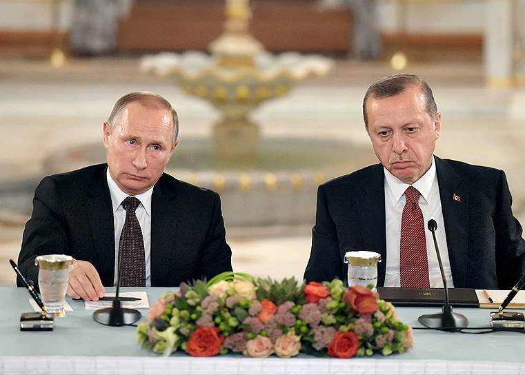 Владимир Путин и Реджеп Тайип Эрдоган так долго общались в Стамбуле, что узнали друг друга окончательно