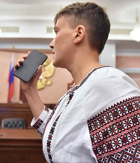 Народный депутат Верховной Рады Украины Надежда Савченко 