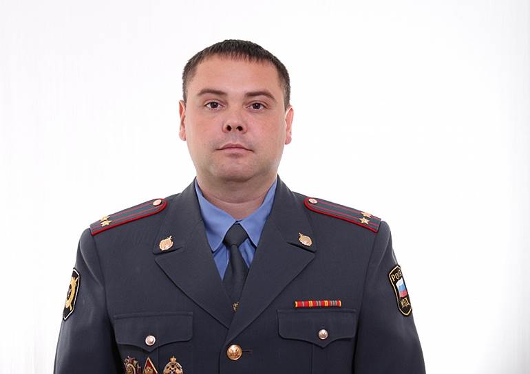Начальник отдела полиции по городу Отрадный Дмитрий Вашуркин