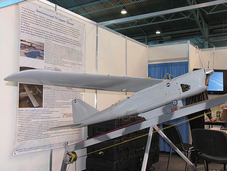 Беспилотная авиационная система «Орлан-10», выпущенная «Специальным технологическим центром», Россия 