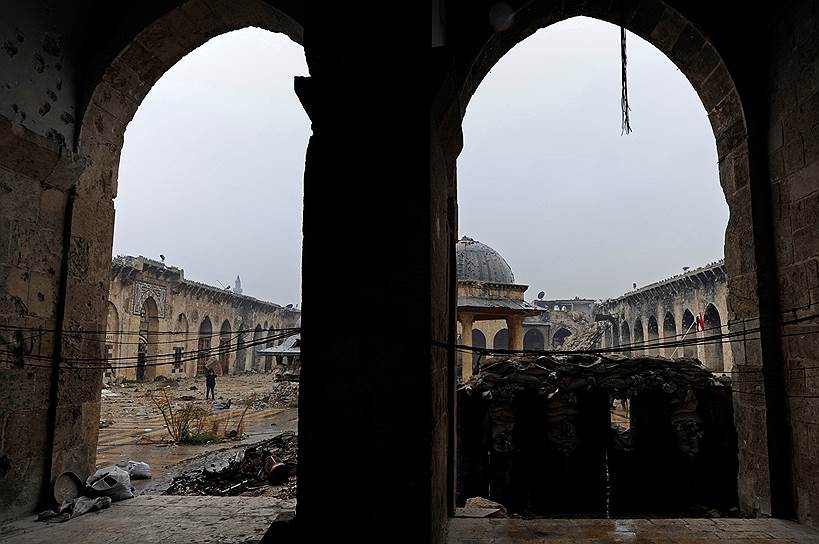Декабрь 2016. Мечеть Омейядов Алеппо
