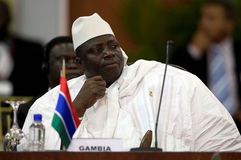 Президент Гамбии Яйя Джамме 