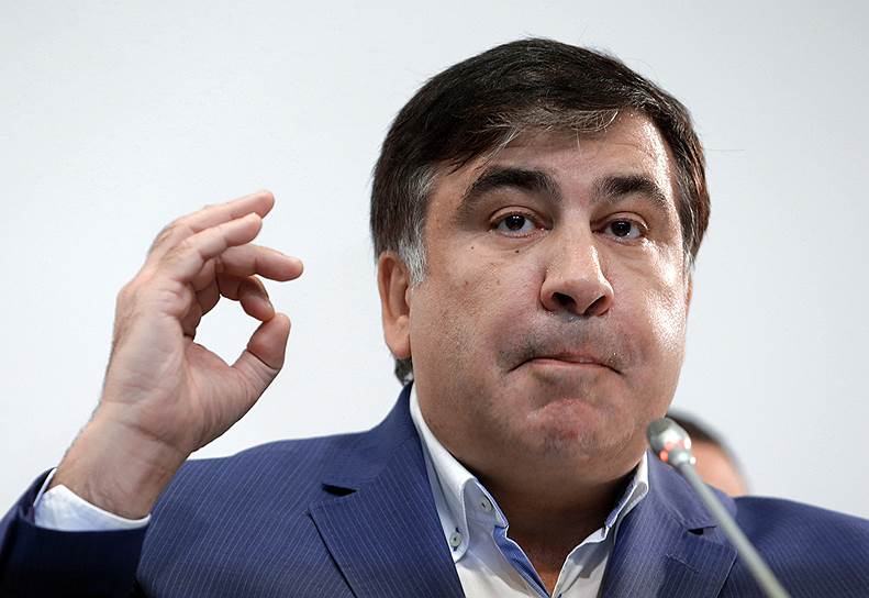 Бывший губернатор Одесской области Михаил Саакашвили 