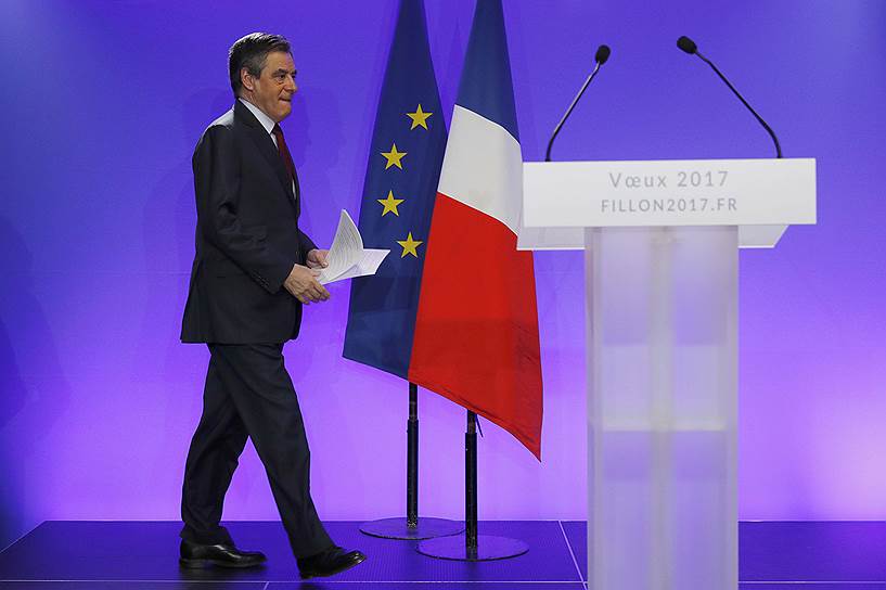 Кандидат в президенты Франции Франсуа Фийон 
