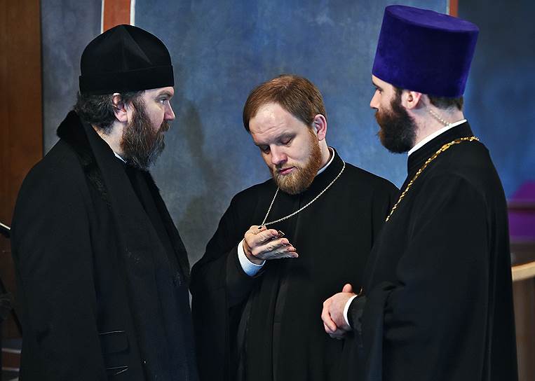 Священнослужители Новоспасского монастыря