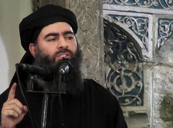 Лидер террористической группировки «Исламское государство» Абу Бакр аль-Багдади