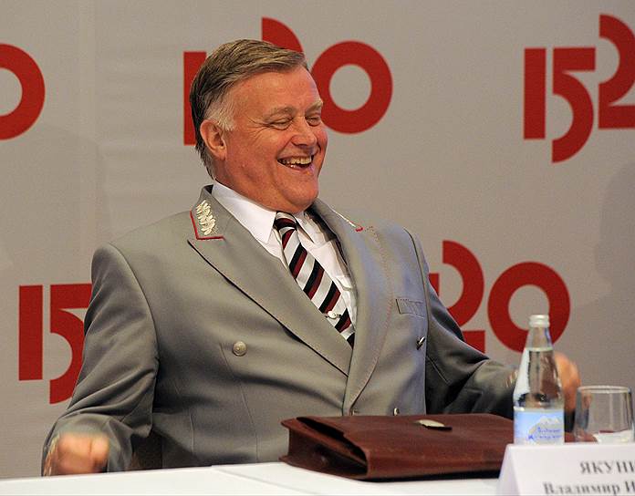 Президент ОАО «Российские железные дороги» Владимир Якунин, 2011