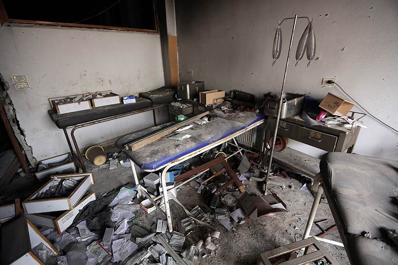 Госпиталь террористов в сирийском Аль-Бабе 