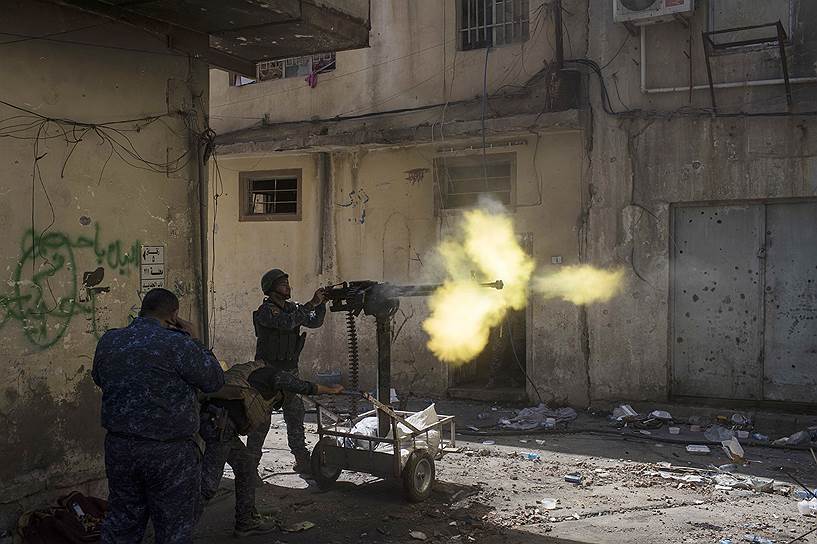 Мосул, Ирак. Боевые действия против террористической организации «Исламское государство» (запрещена в РФ)