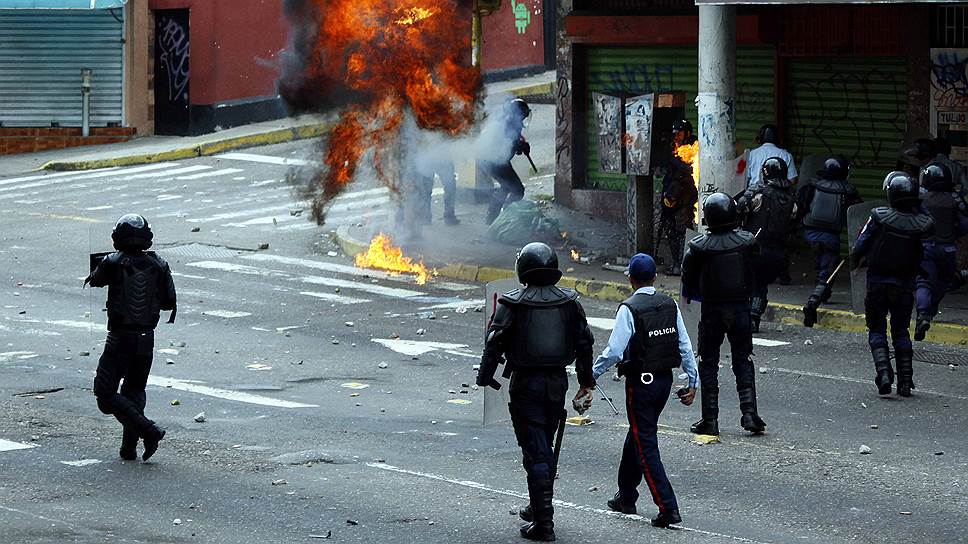 Как проходят акции протеста в Венесуэле
