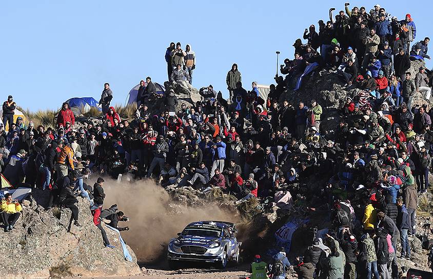 Кордова, Аргентина. Эстонские гонщики на Ford Fiesta во время этапа чемпионата мира по ралли