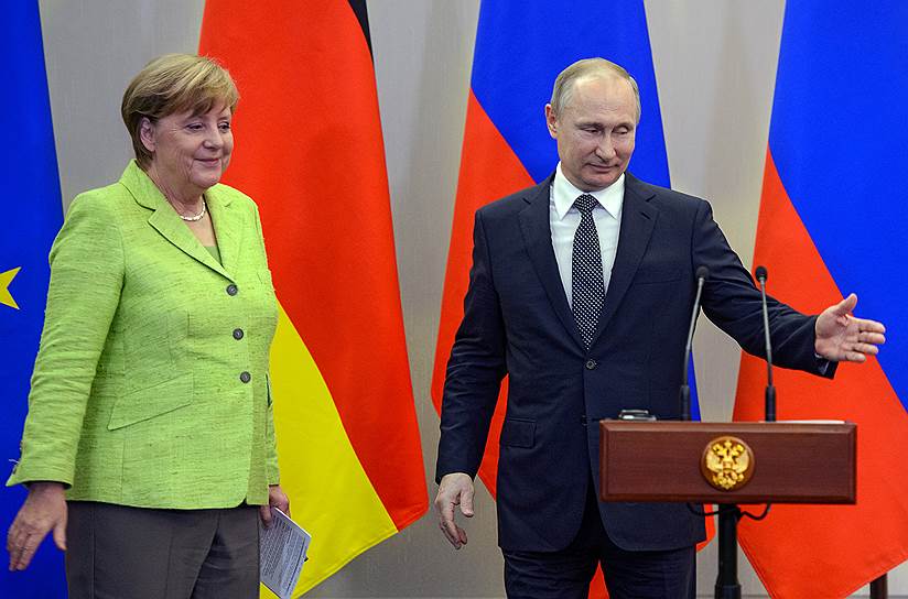 2 мая. Президент России Владимир Путин и канцлер Германии Ангела Меркель провели переговоры в сочинской резиденции Бочаров Ручей.  Лидеры двух стран обсудили ситуацию в Сирии, на Украине и подготовку к саммиту G20