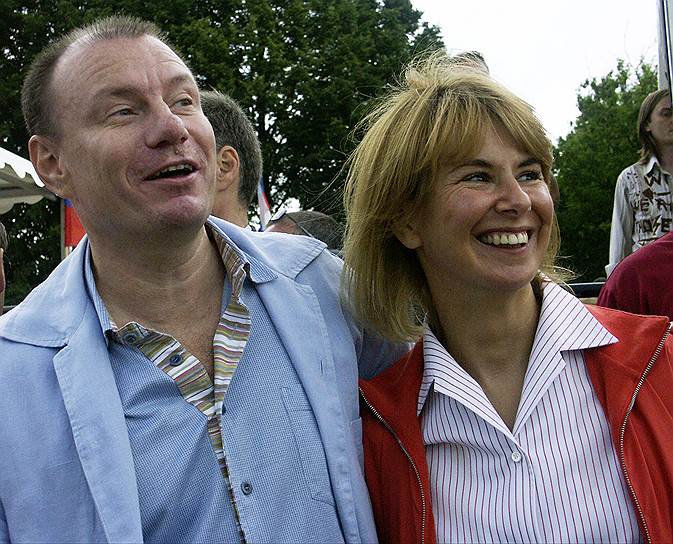 Глава компании «Интеррос» Владимир Потанин и его бывшая жена Наталья Потанина