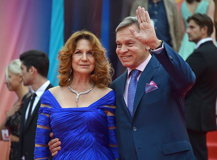 Сенатор Алексей Пушков и его супруга Нина