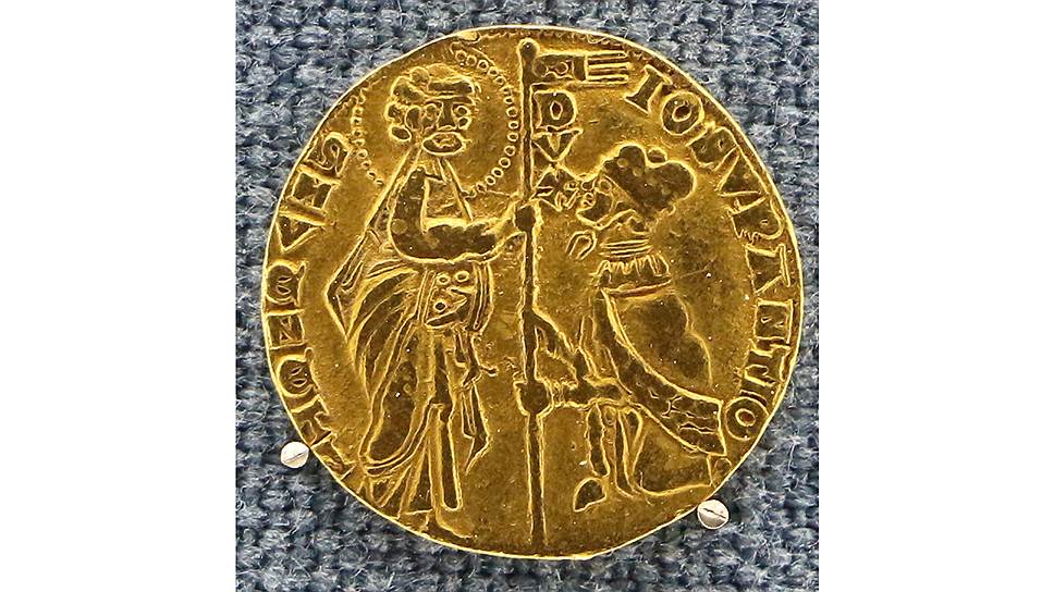 Европейские золотые монеты XIV века чеканились в основном из африканского золота