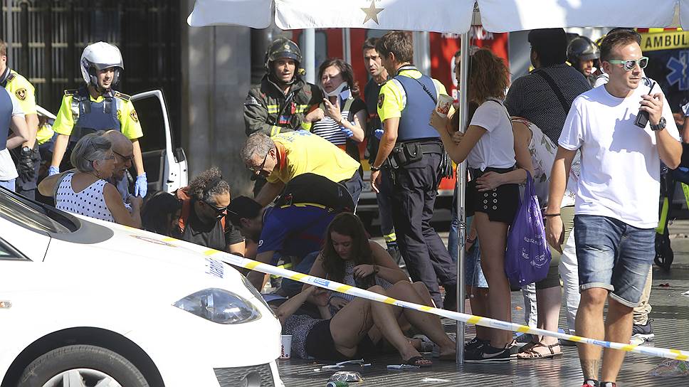 Как произошли нападения террористов в Каталонии