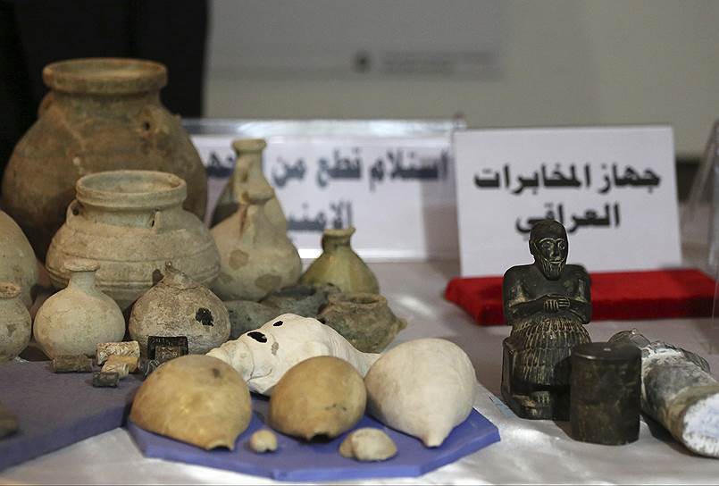 В июле 2015 года в Национальном музее Багдада было выставлено около 400 артефактов — то, что удалось спасти и разыскать во время войны