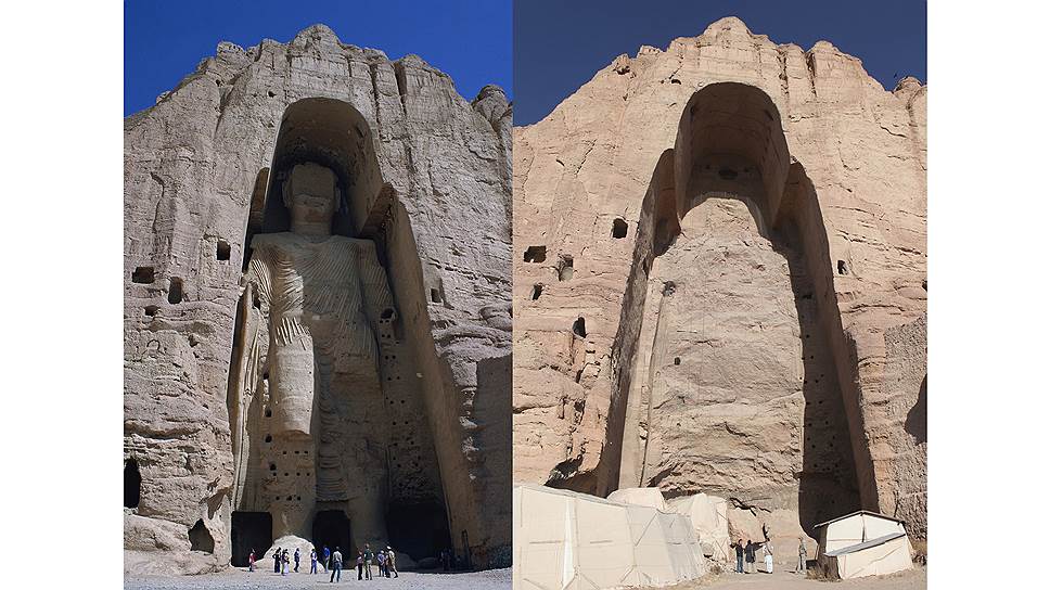 Разрушение талибами в 2001 году гигантских статуй Бамианских Будд стало одним из самых громких преступлений исламистов против древностей