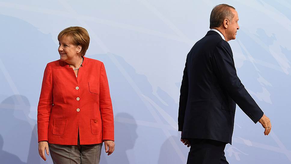 Канцлер Германии Ангела Меркель и президент Турции Реджеп Тайип Эрдоган