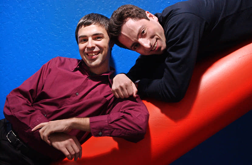 В 1996 году студент Стэнфордского университета Ларри Пейдж (слева) и аспирант Сергей Брин совместно создали поисковую систему Backrub