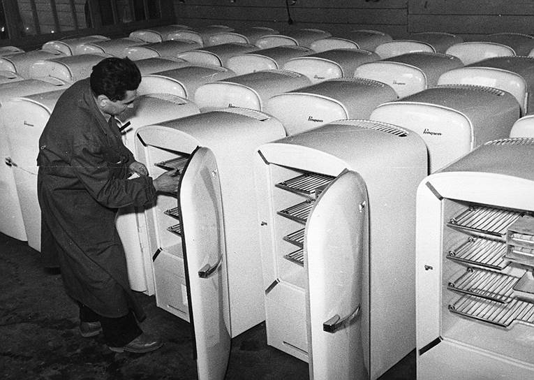 Европейские производители после войны довольно быстро освоили массовое производство бытового оборудования